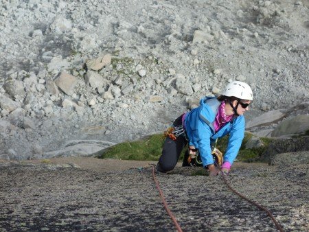 Guide escalade granit Chamonix