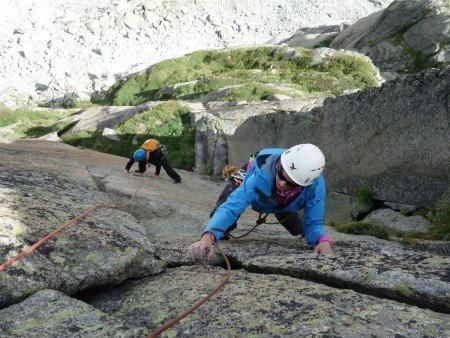 Guide escalade granit Chamonix