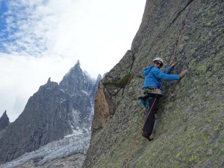 Guide escalade granit Chamonix