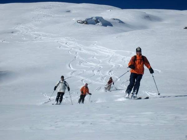 Guide ski rando Grand Massif Flaine en groupe