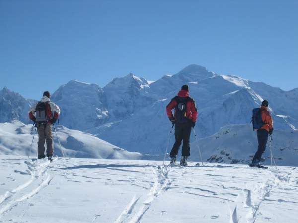 Guide ski rando Grand Massif Flaine en groupe