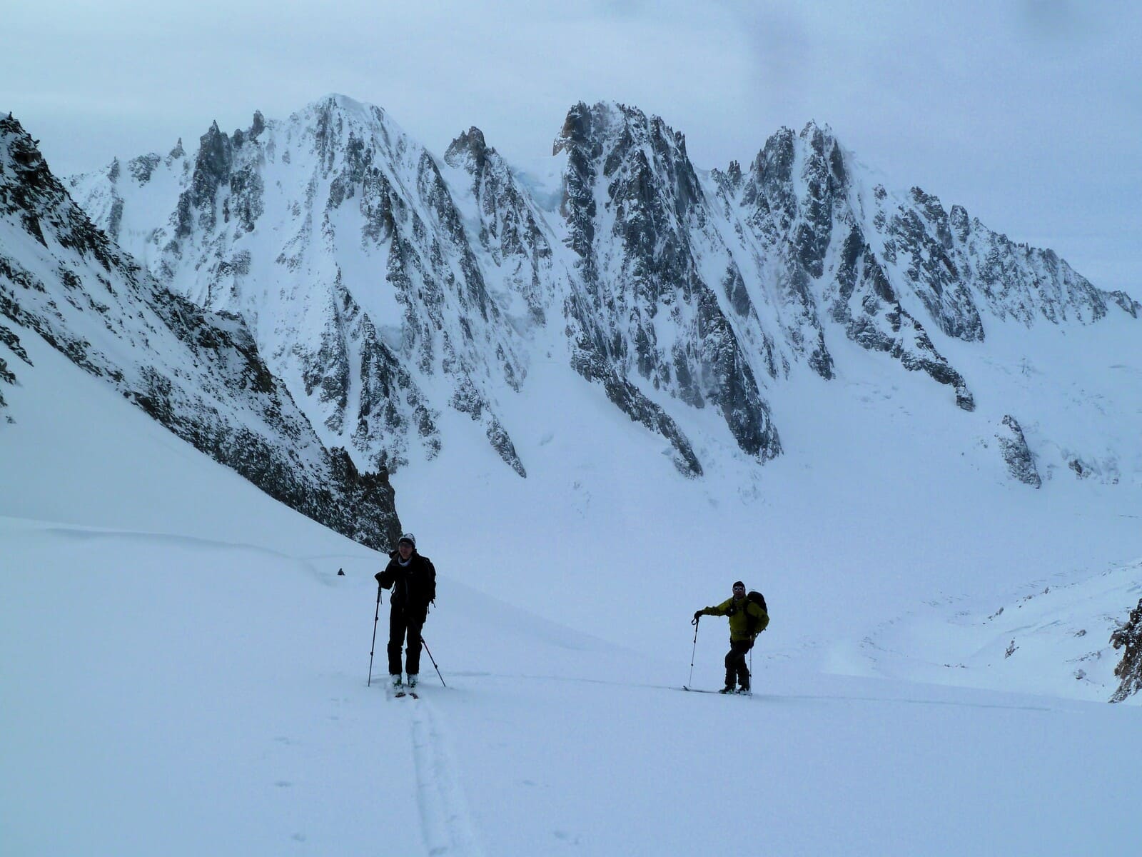 Guide ski randonnée refuge Argentière