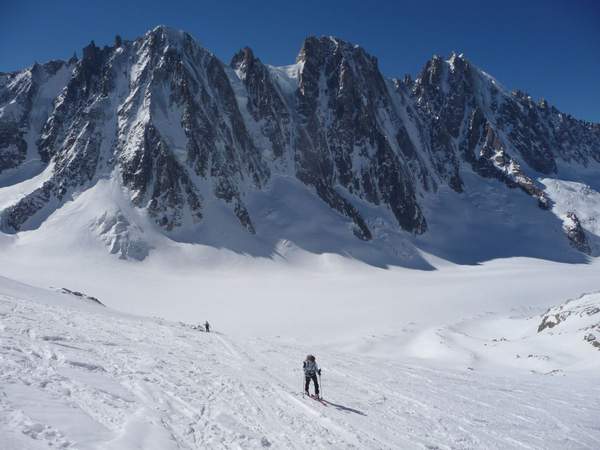 Guide ski randonnée refuge Argentière