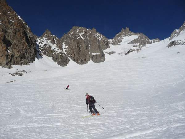 Guide ski randonnée refuge Argentière