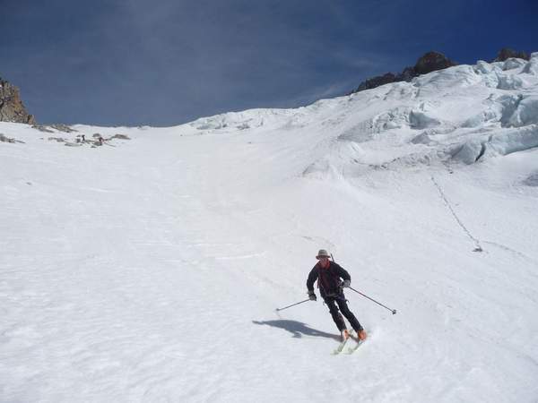 Guide ski randonnée refuge Argentière