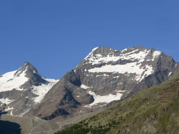 Deux 4000 à Saas-Fee : le Weissmies et le Lagginhorn