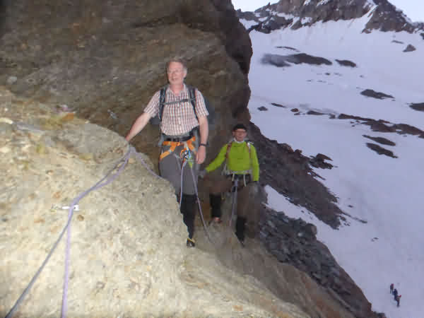 Deux 4000 à Saas-Fee : le Weissmies et le Lagginhorn