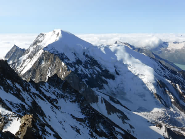 Deux 4000 à Saas-Fee : le Weissmies et le Lagginhorn