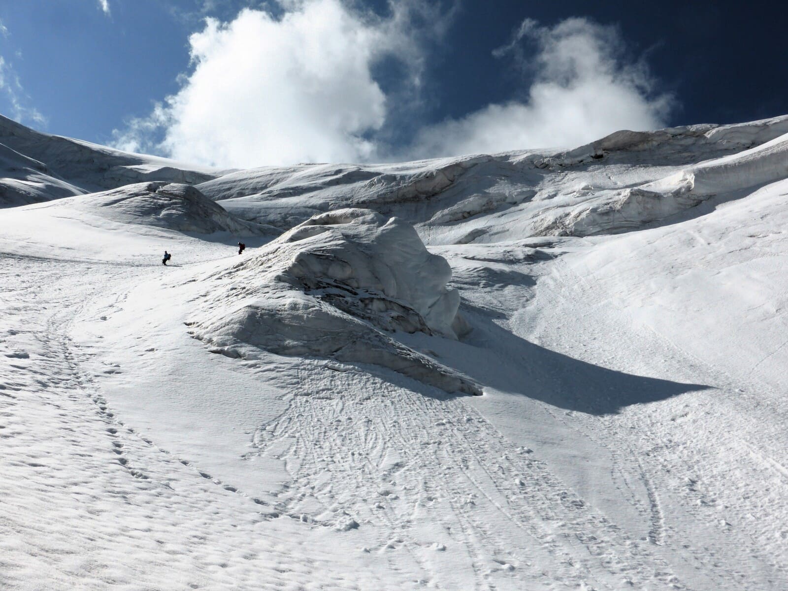 Deux 4000 à Saas-Fee : le Weissmies et le Lagginhorn
