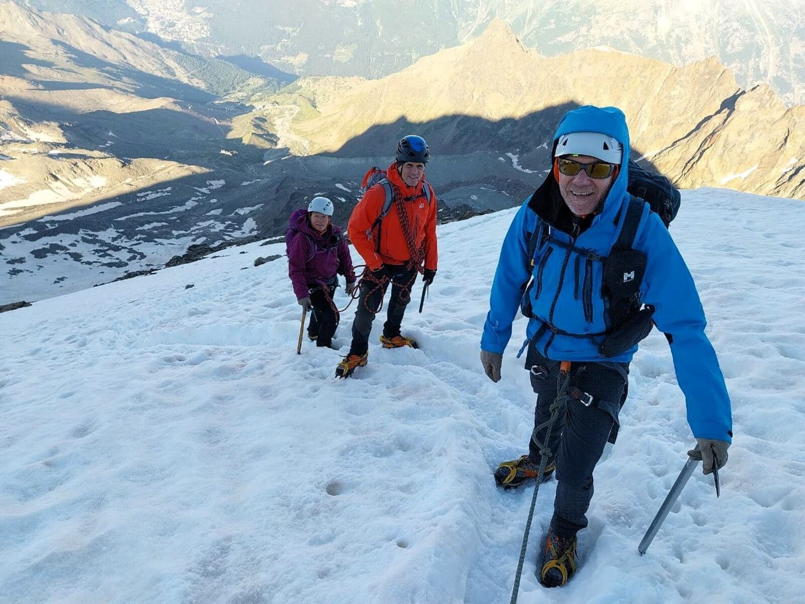 Deux 4000 à Saas-Fee : le Weissmies et le Lagginhorn