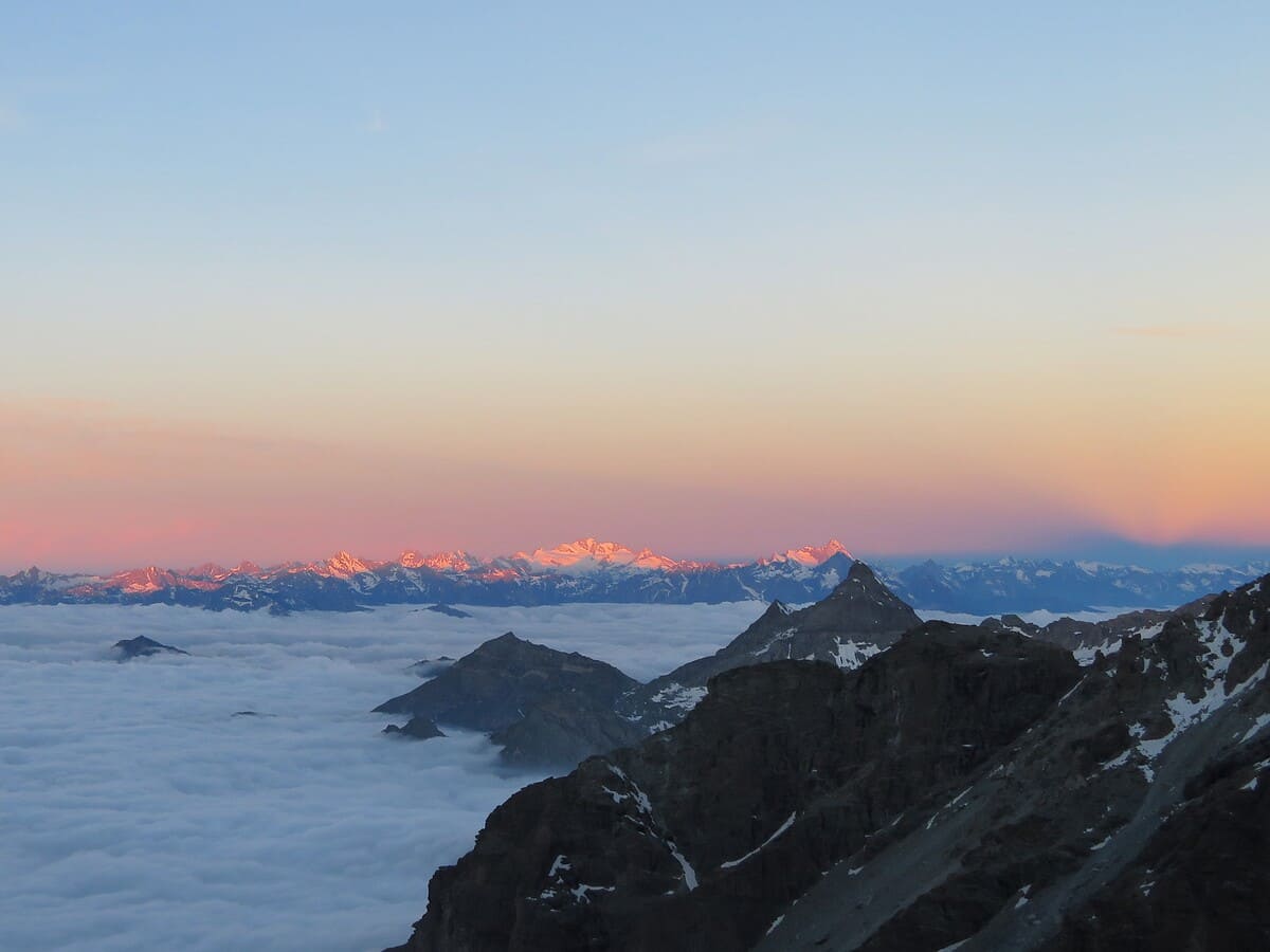 Gipfel des Monte-Rosa | 2 Tage Bergsteigen | 4563 m | 2 Tage