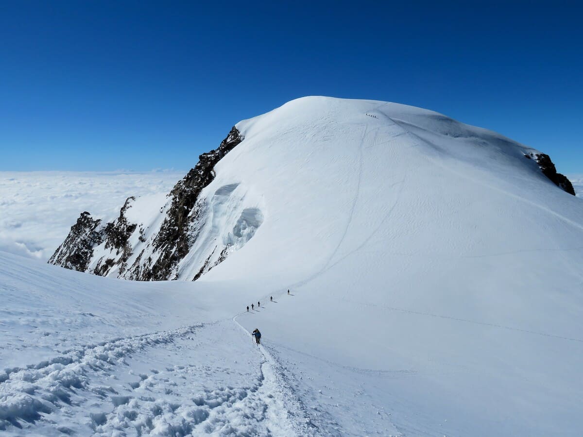 Gipfel des Monte-Rosa | 2 Tage Bergsteigen | 4563 m | 2 Tage