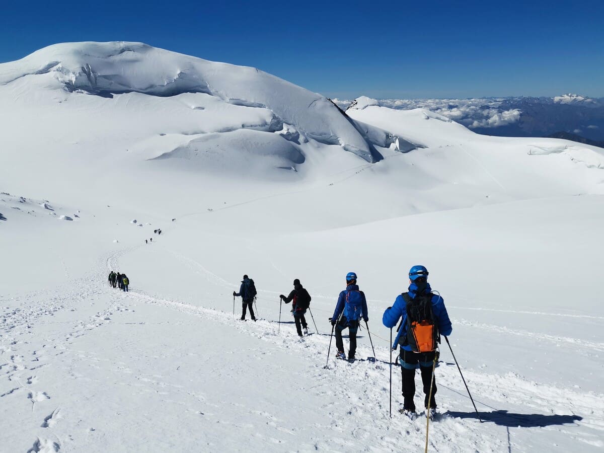Gipfel des Monte-Rosa | 2 Tage Bergsteigen | 4563 m | 2 Tage