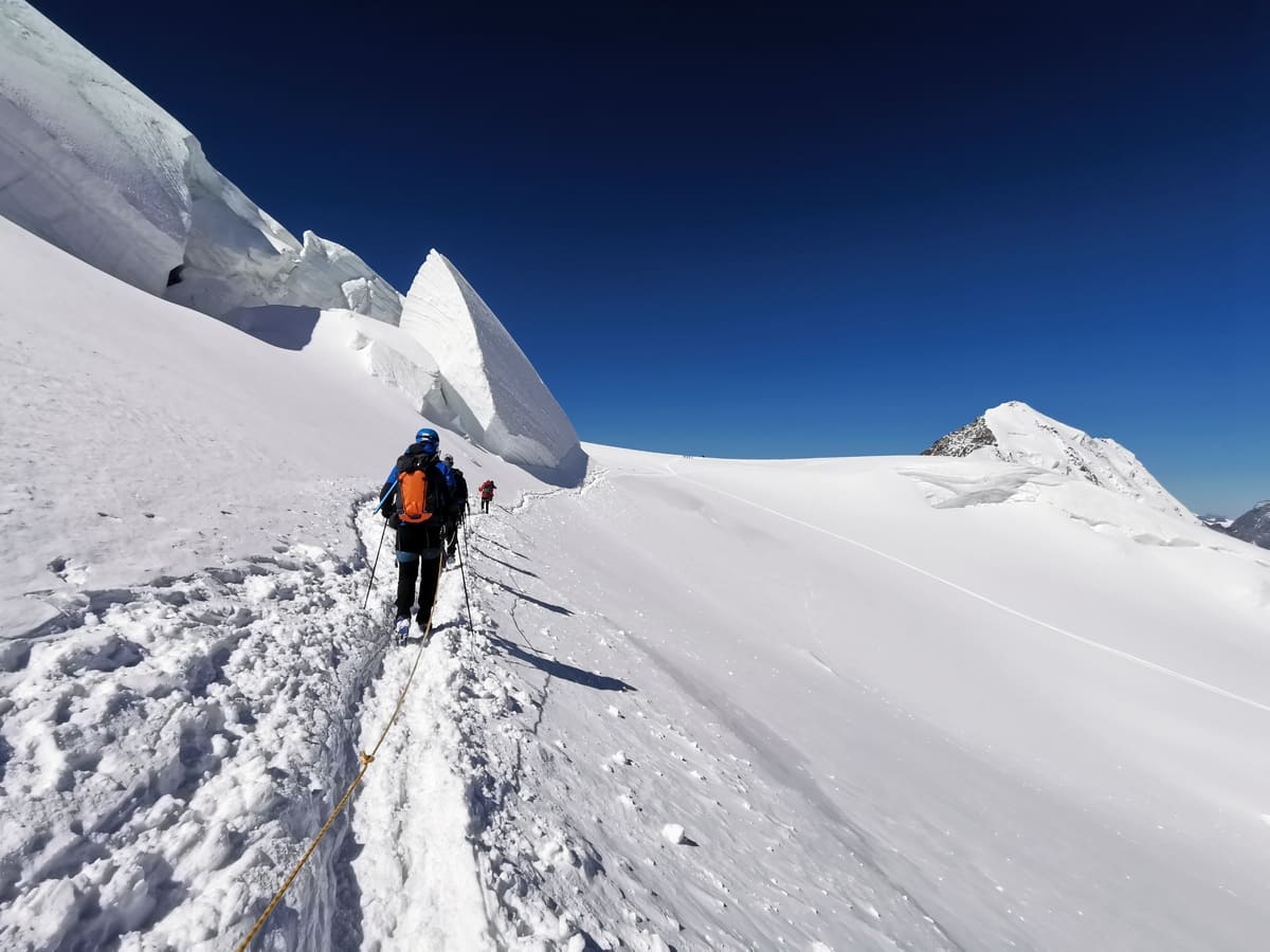 Gipfel des Monte-Rosa | 2 Tage Bergsteigen | 4563 m | 2 Tage