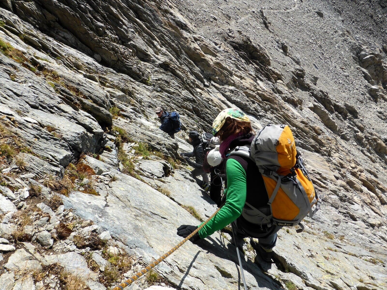 stage initiation alpinisme escalade refuge robert blanc