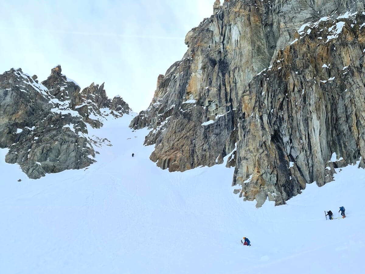 Guide ski breche puiseux chamonix