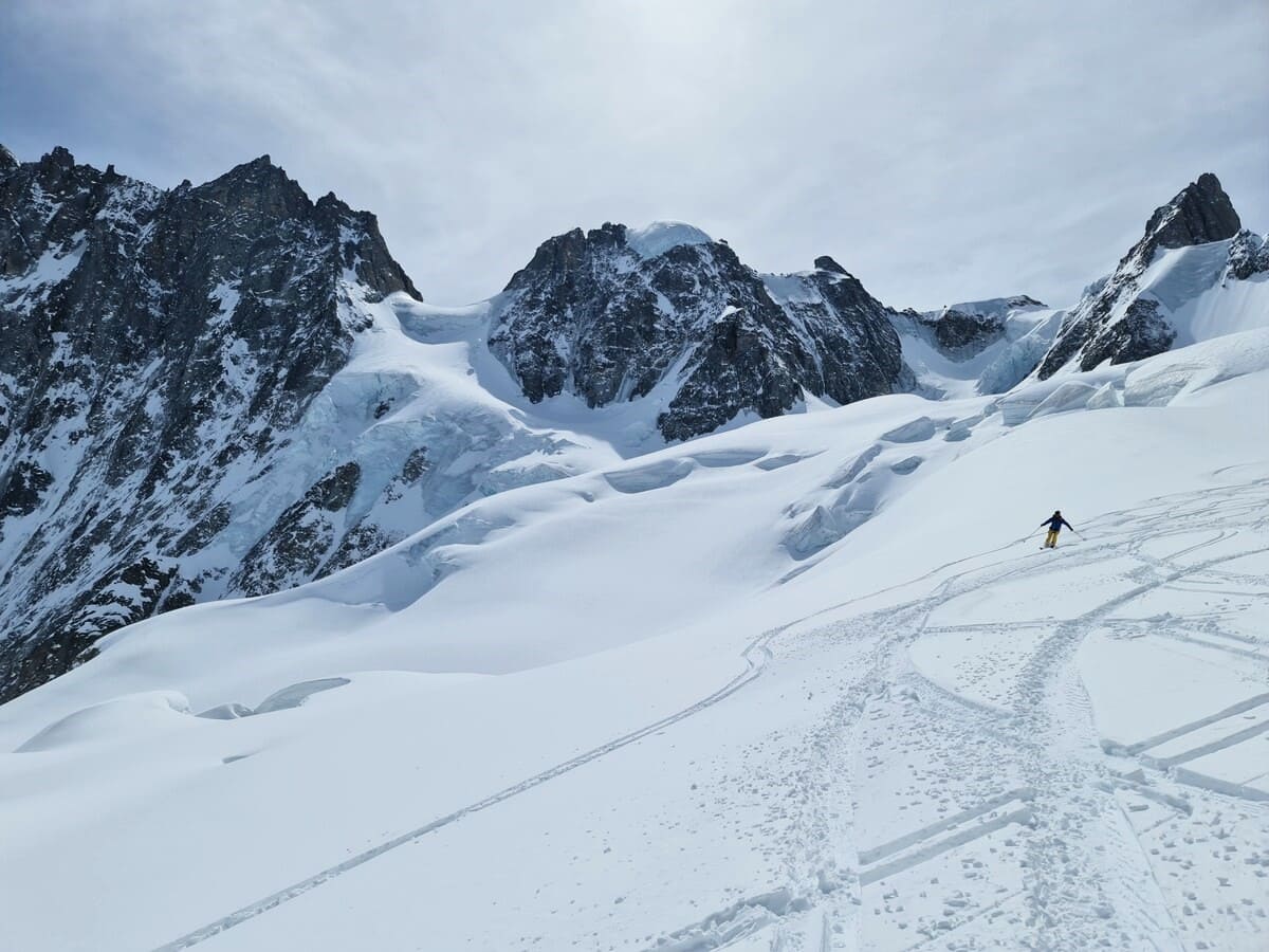 Guide ski breche puiseux chamonix