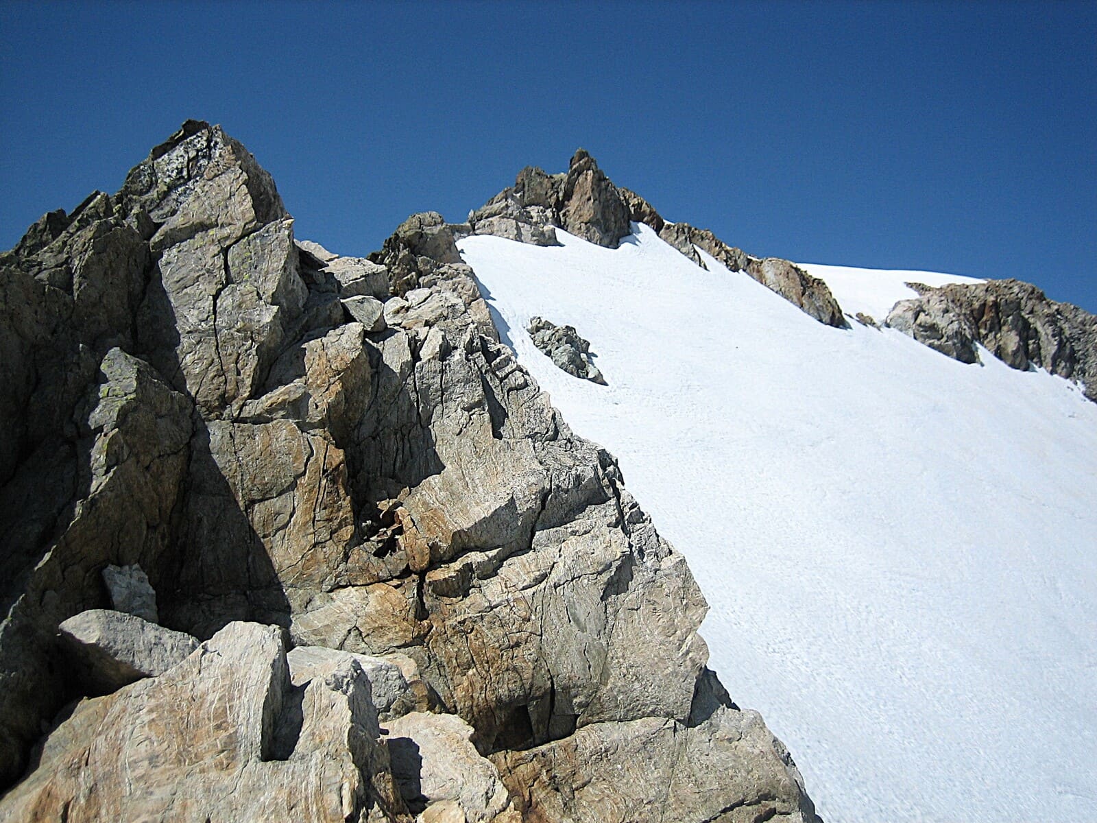 Mont Tondu depuis le refuge Robert blanc