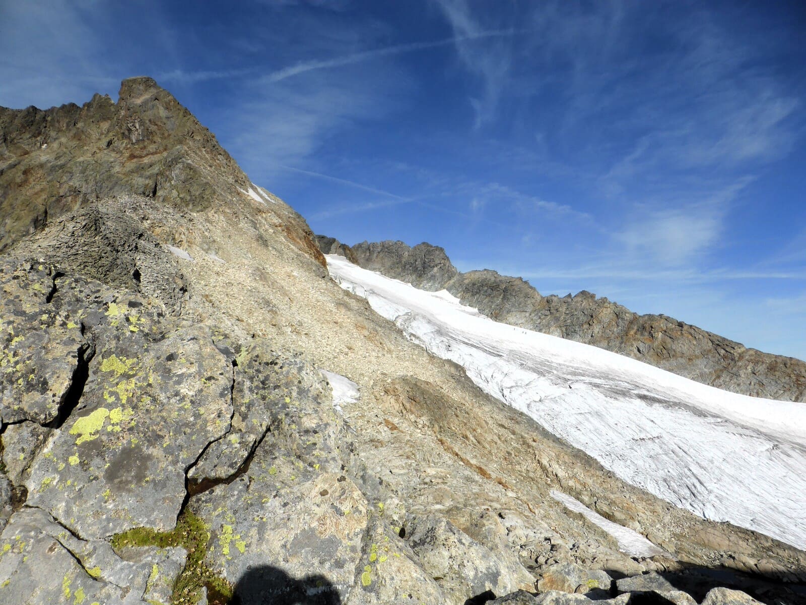 Mont Tondu depuis le refuge Robert blanc
