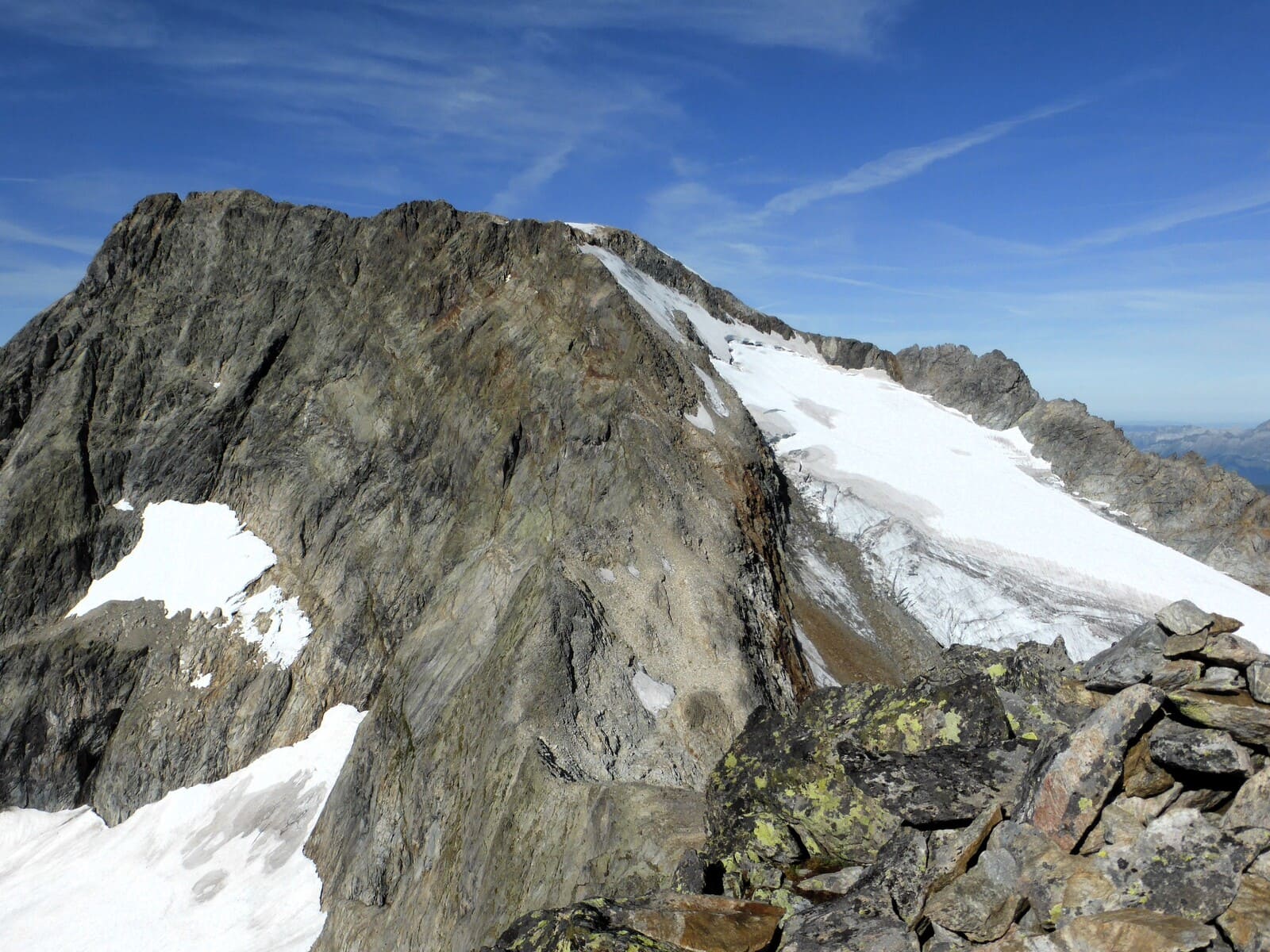 Mont Tondu depuis le refuge Robert blanc