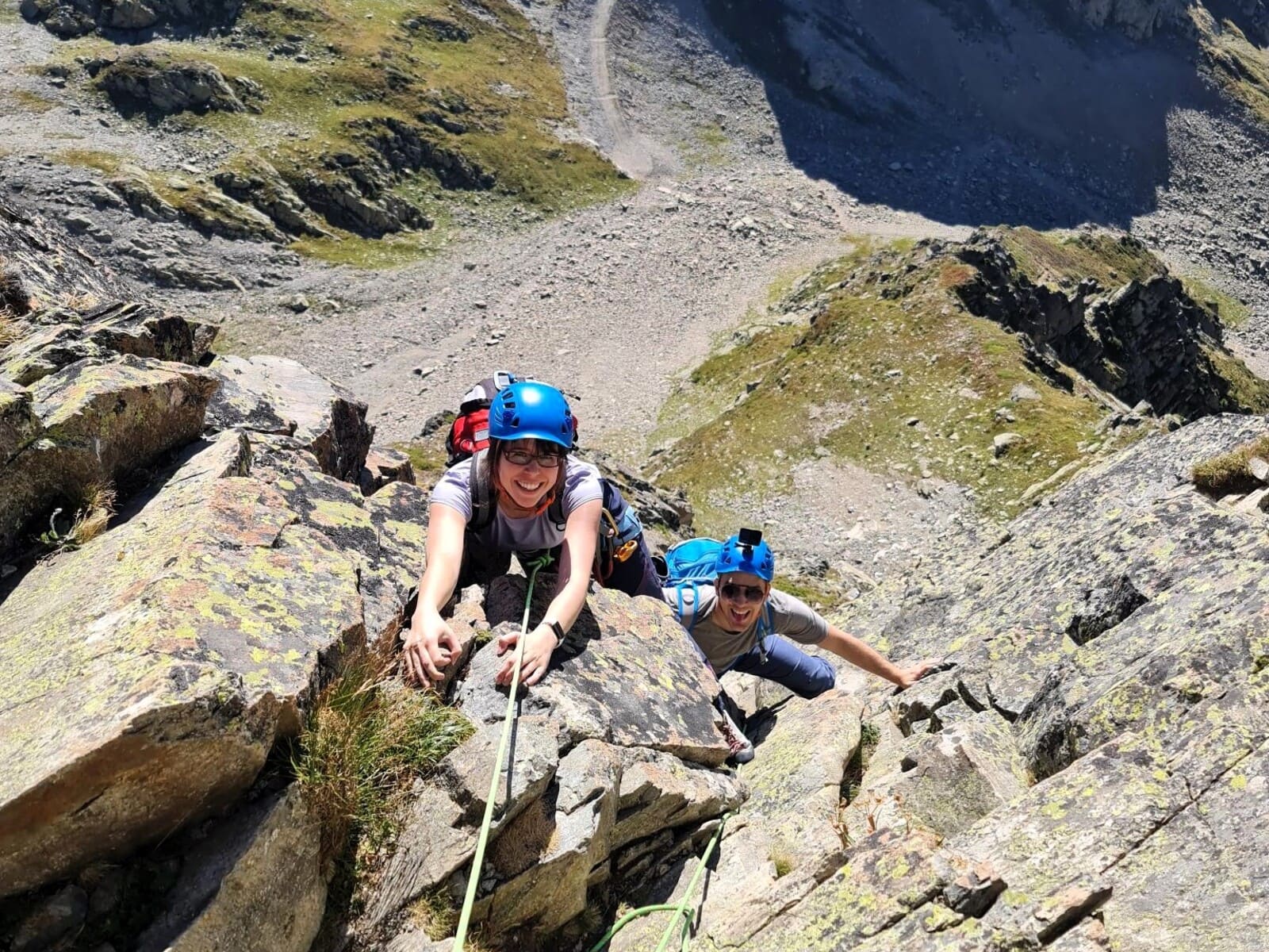 Guide escalade facile Chamonix