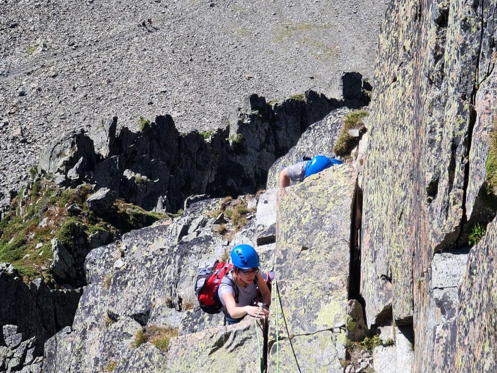 Guide escalade facile Chamonix
