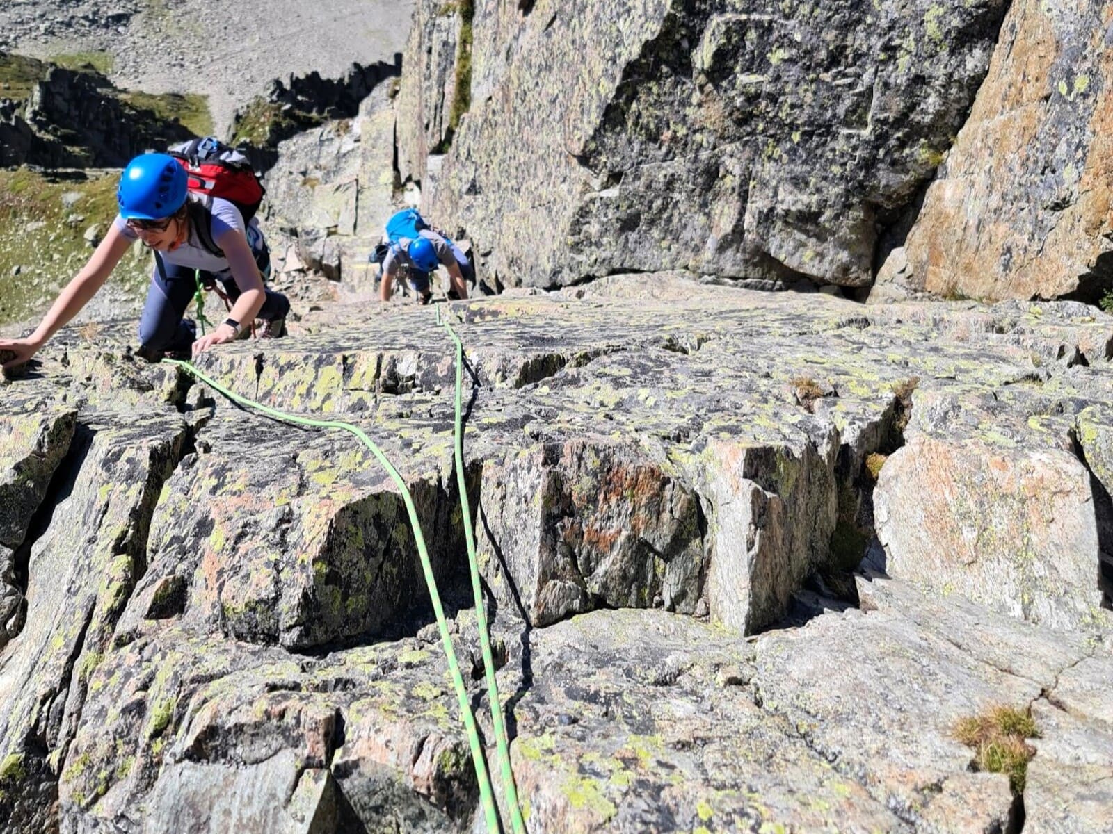 Guide escalade facile Chamonix