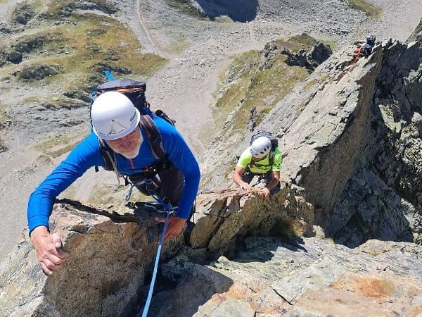 Guide escalade facile Chamonix