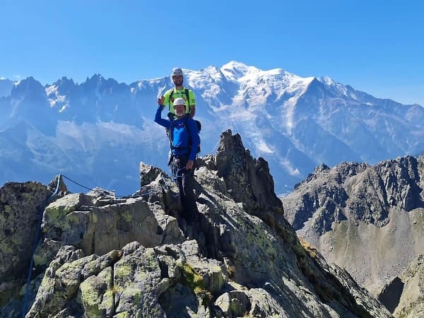 Guide escalade facile Chamonix