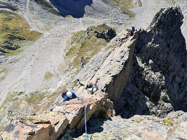 Guide escalade facile Chamonix