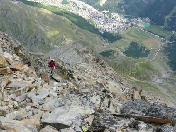 4000 De Saas Fee | Nadelhorn Alpinisme | niveau PD | 2 jours