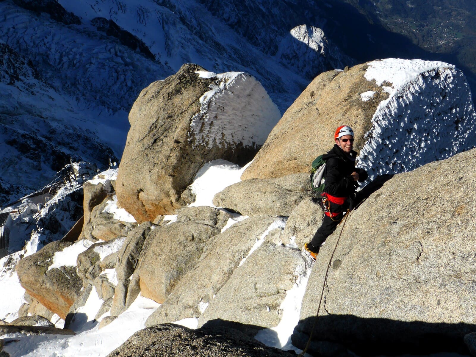 Arête des Cosmiques et pointes Lachenal - Massif du Mont-Blanc
