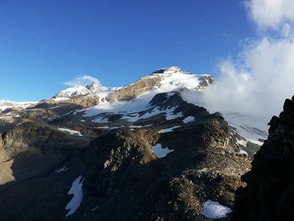 Die Gipfel des Monte-Rosa