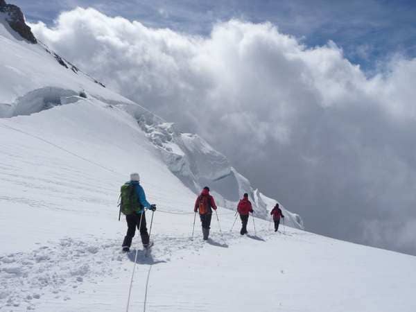 Die Gipfel des Monte-Rosa