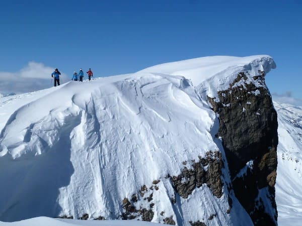 Raid à skis de 4 jours dans le Haut Val Montjoie