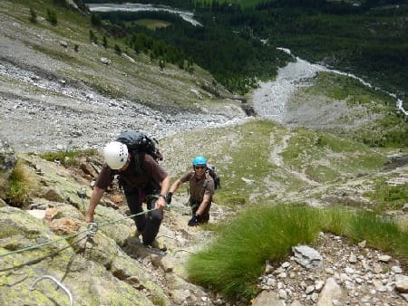 Refuge Monzino en 2 jours - Via Ferrata - Glacier