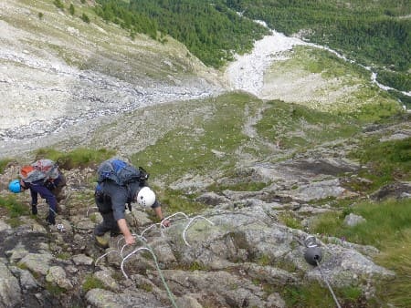 Refuge Monzino en 2 jours - Via Ferrata - Glacier