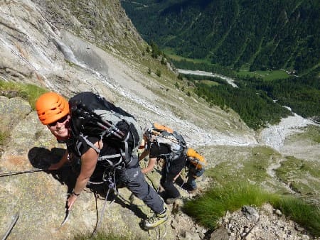 Refuge Monzino en 2 jours - Via Ferrata - Glacier