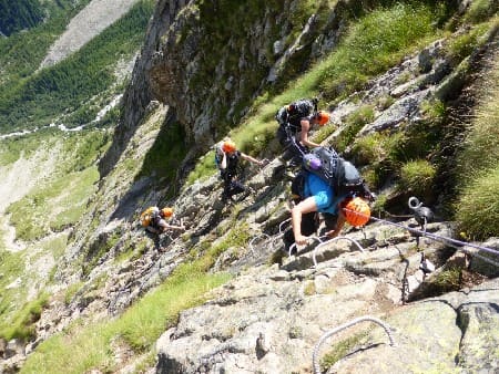 Refuge Monzino en 2 jours - Via Ferrata - Glacier