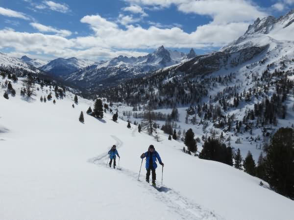 Guide raid ski facile claree nevache