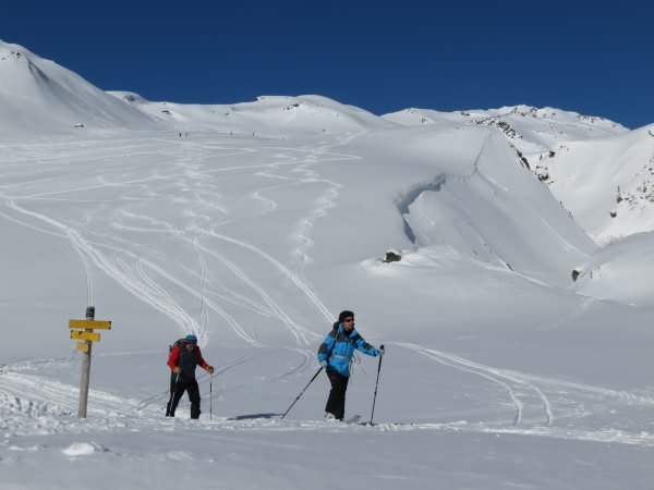 Guide raid ski facile claree nevache