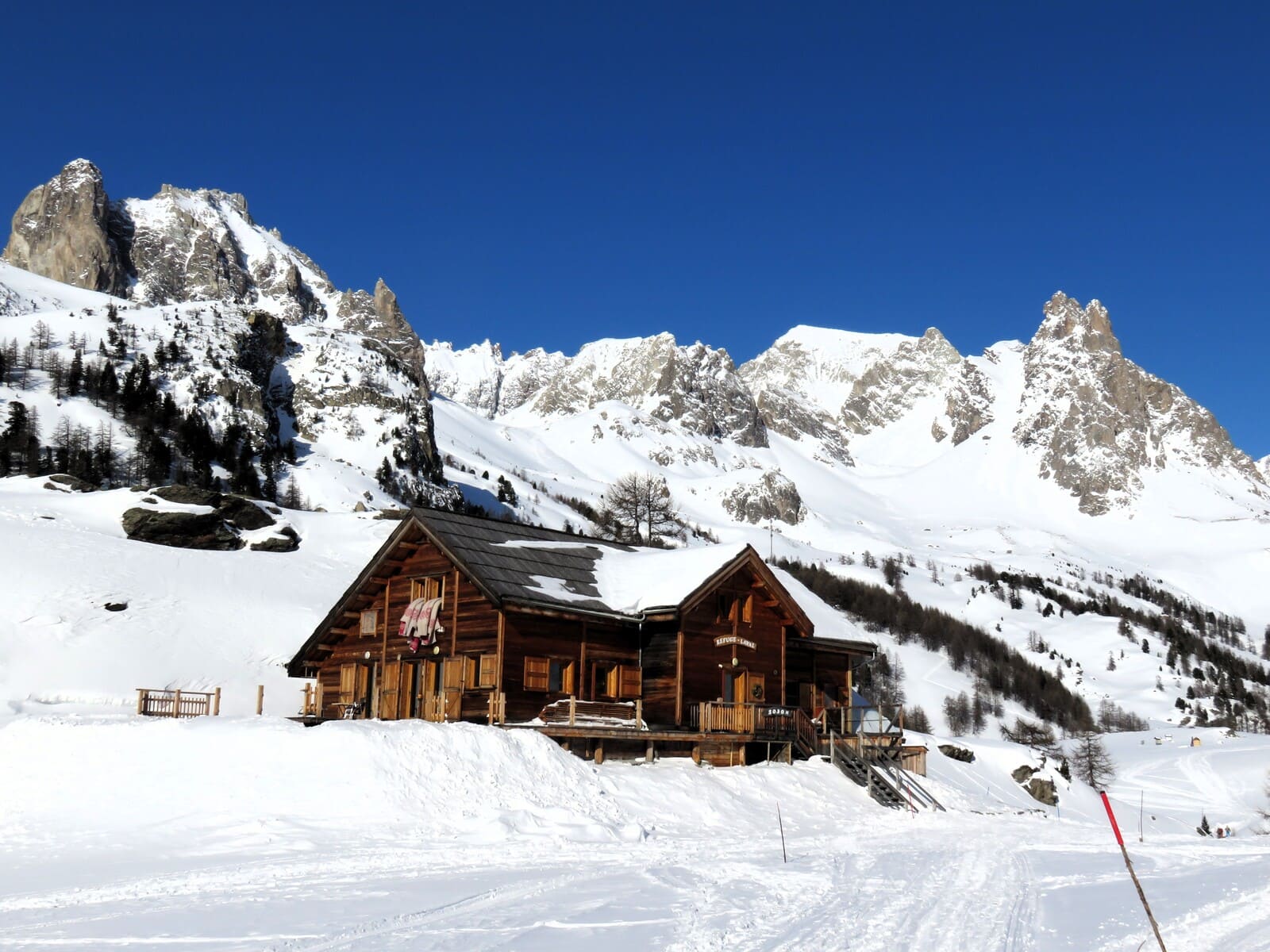 Guide raid ski facile claree nevache