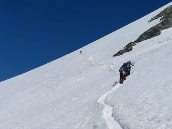 Un 4000 à Zermatt : le Breithorn