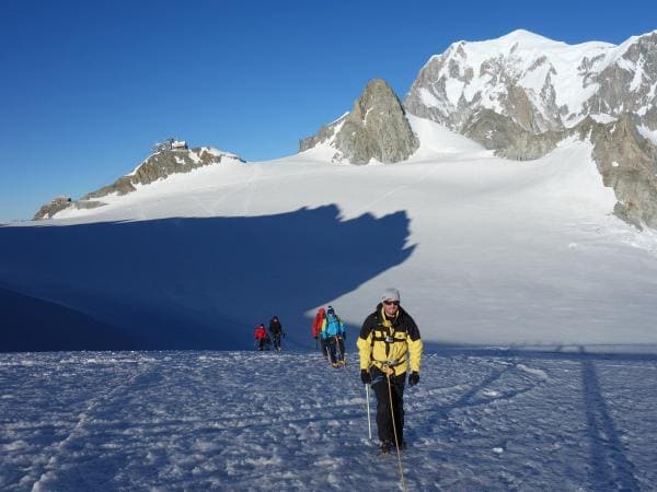 Refuge Monzino et Torino en 3 jours - Via Ferrata - Glacier au pied des géants du Mont-Blanc