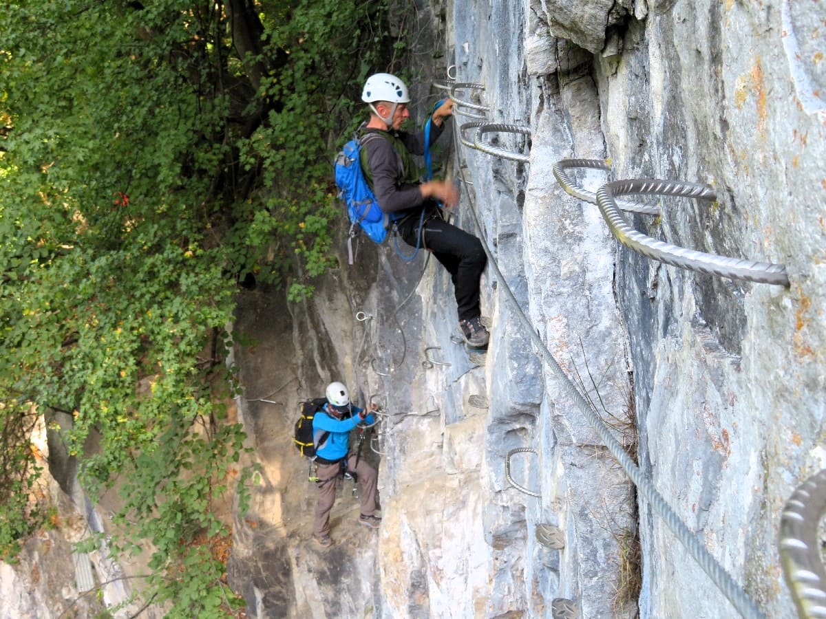 Via Ferrata du Parc Thermal à Saint-Gervais