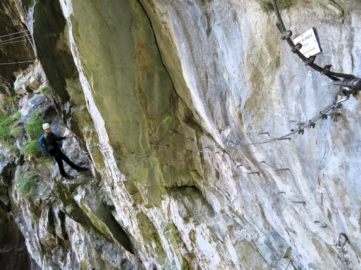 Via Ferrata du Parc Thermal à Saint-Gervais