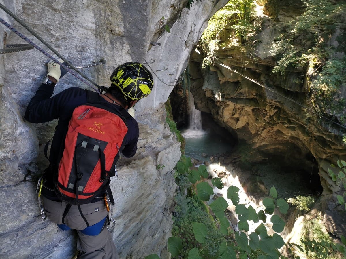 Via Ferrata du Parc Thermal à Saint-Gervais