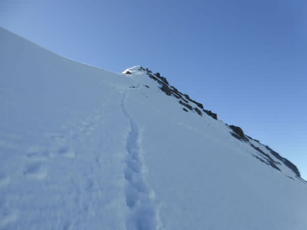 Un 4000 à Saas-Fee : le Lagginhorn