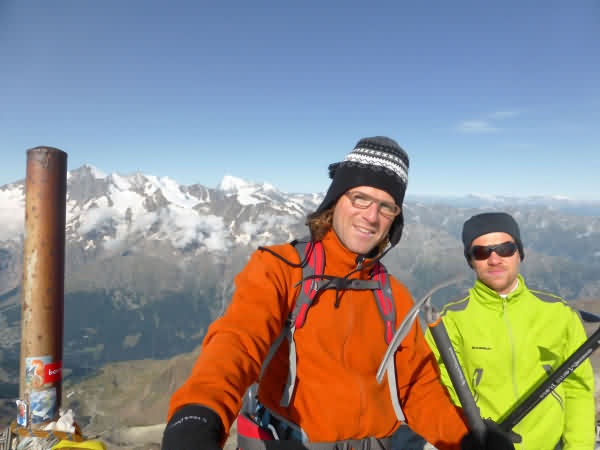 Un 4000 à Saas-Fee : le Lagginhorn