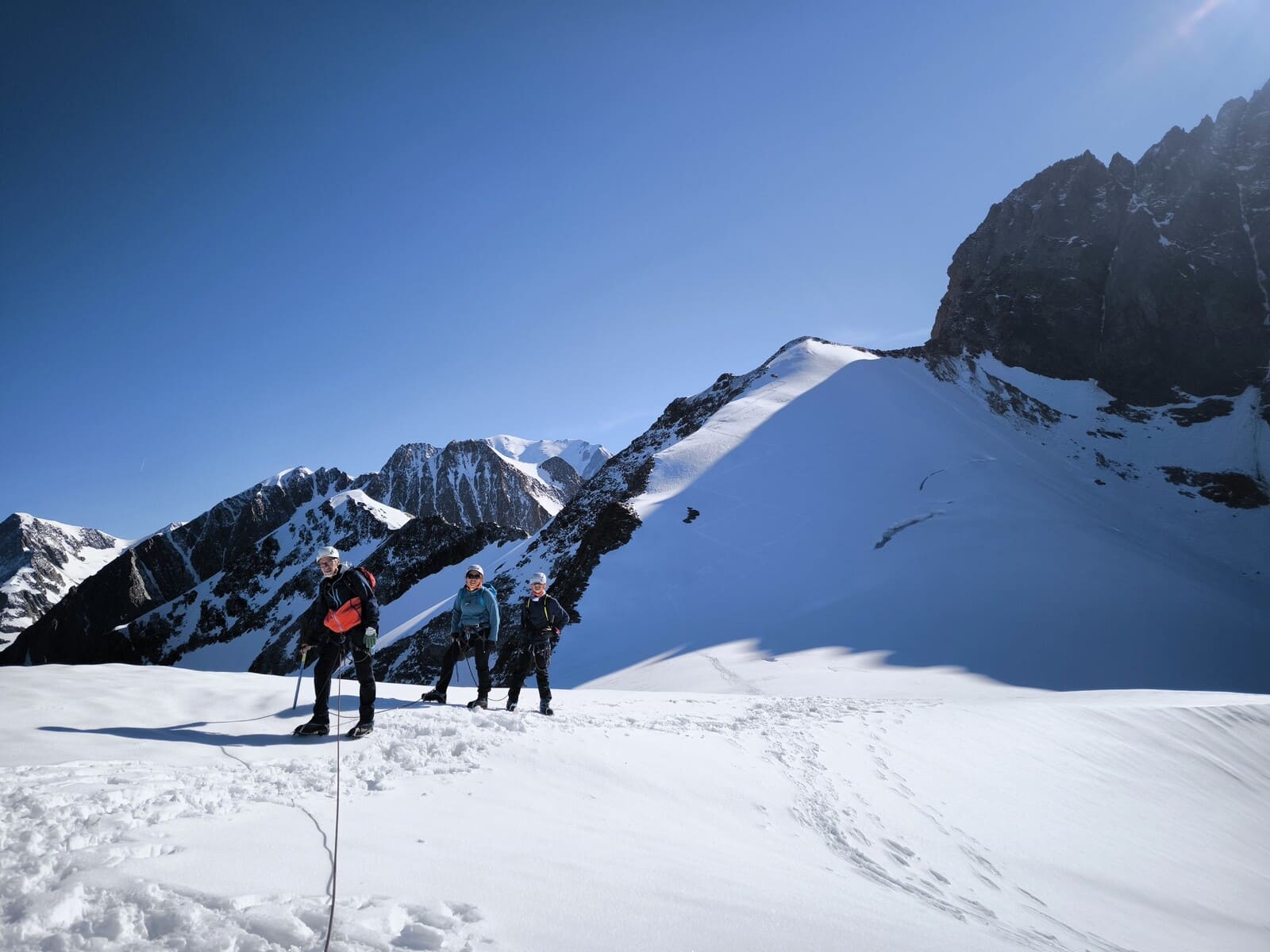 Alpinisme au refuge Robert blanc